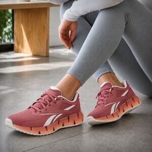 Reebok Zig Dynamica Women's 9 Rose Pink Peach Running Shoes